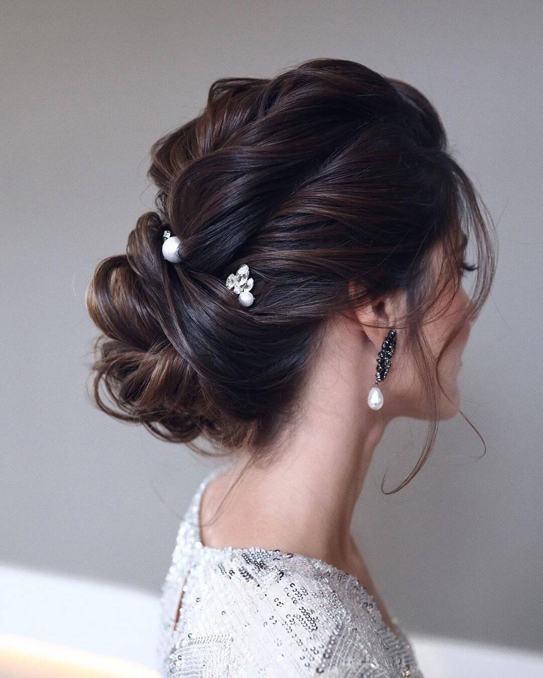 Bridal Updo Ideas With Crown