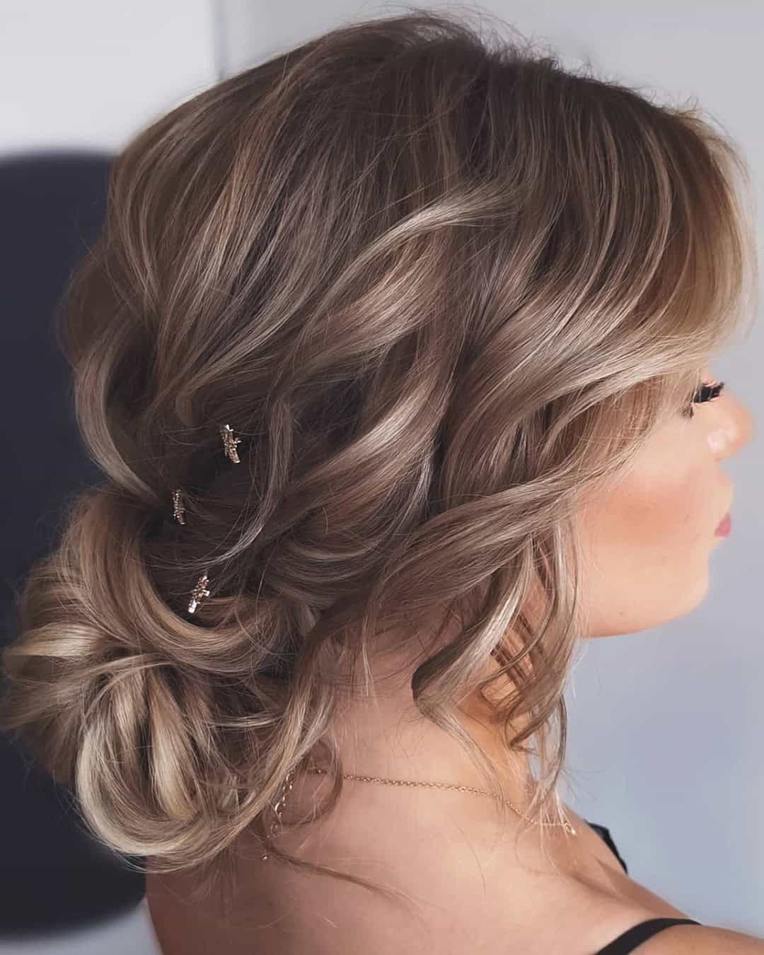 Wedding Updos for Bohemian Brides
