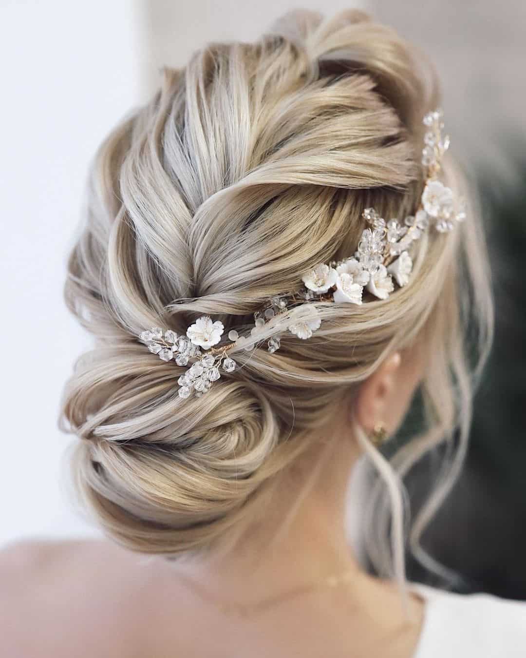 Wedding Updos for Bohemian Brides