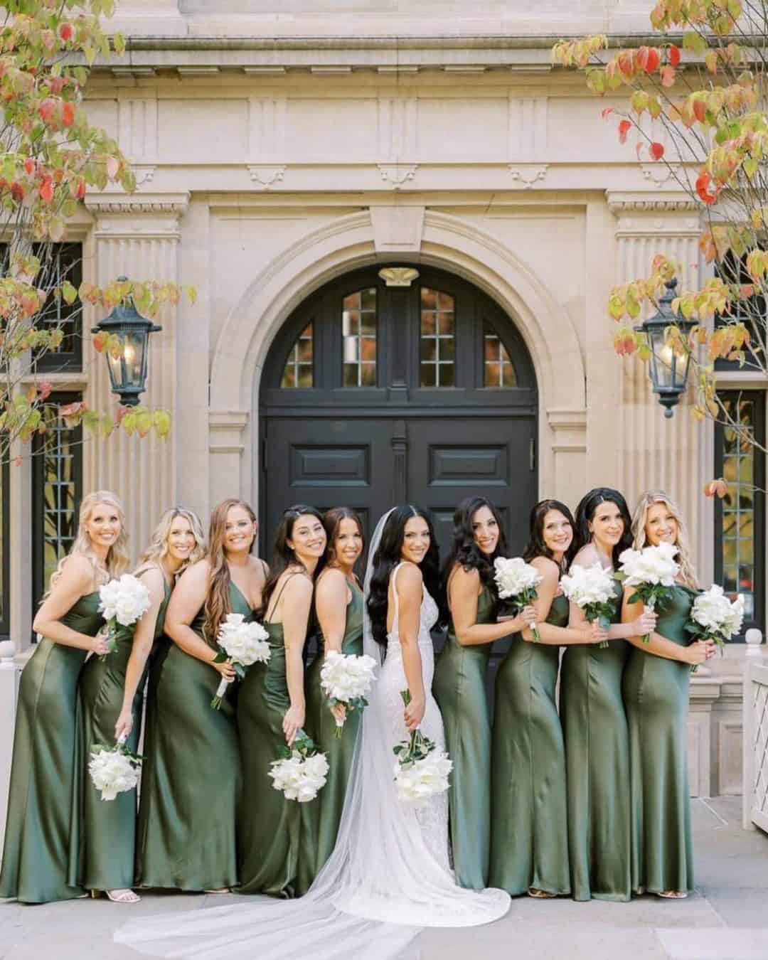 Burgundy Bridesmaid Dresses