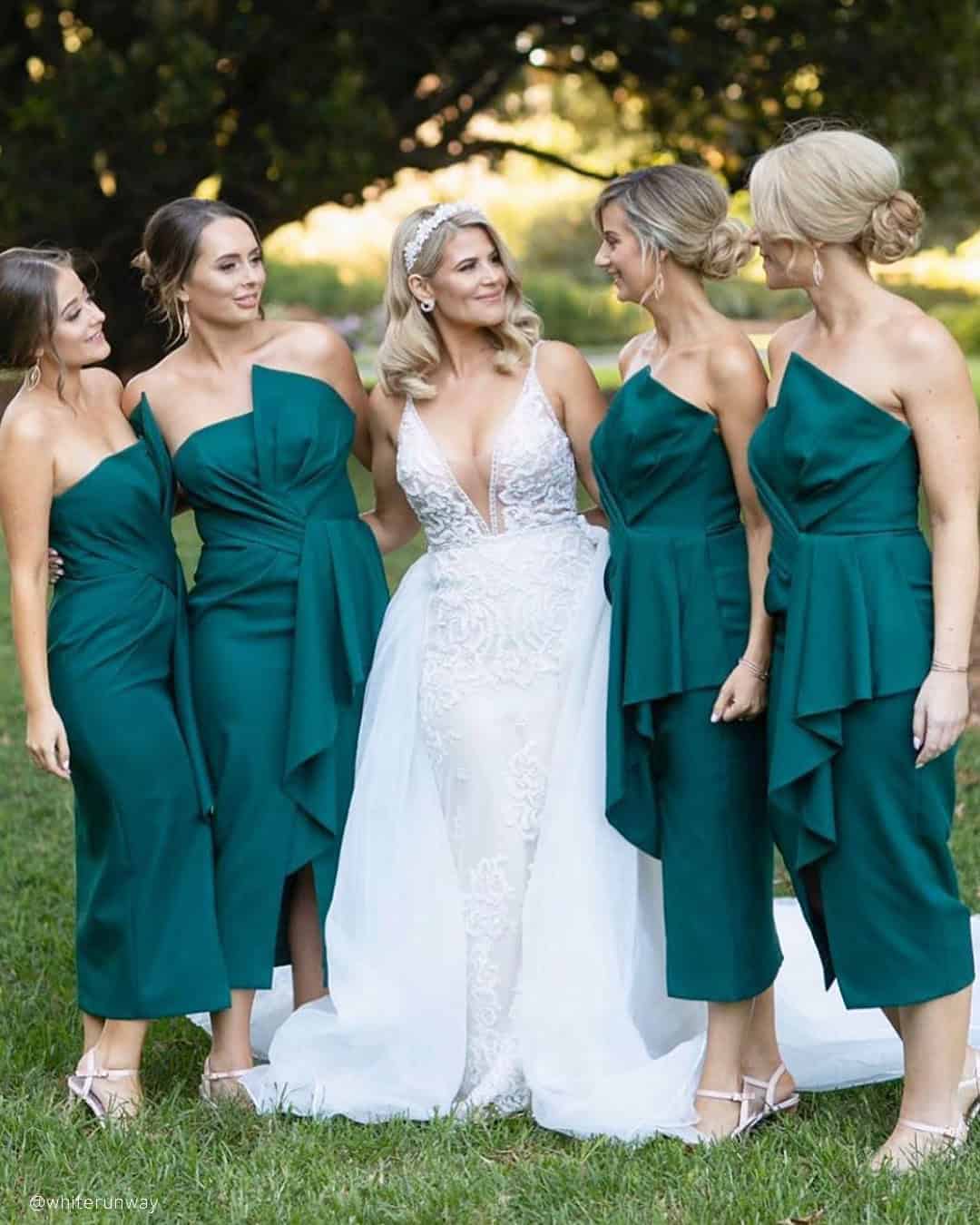 Burgundy Bridesmaid Dresses