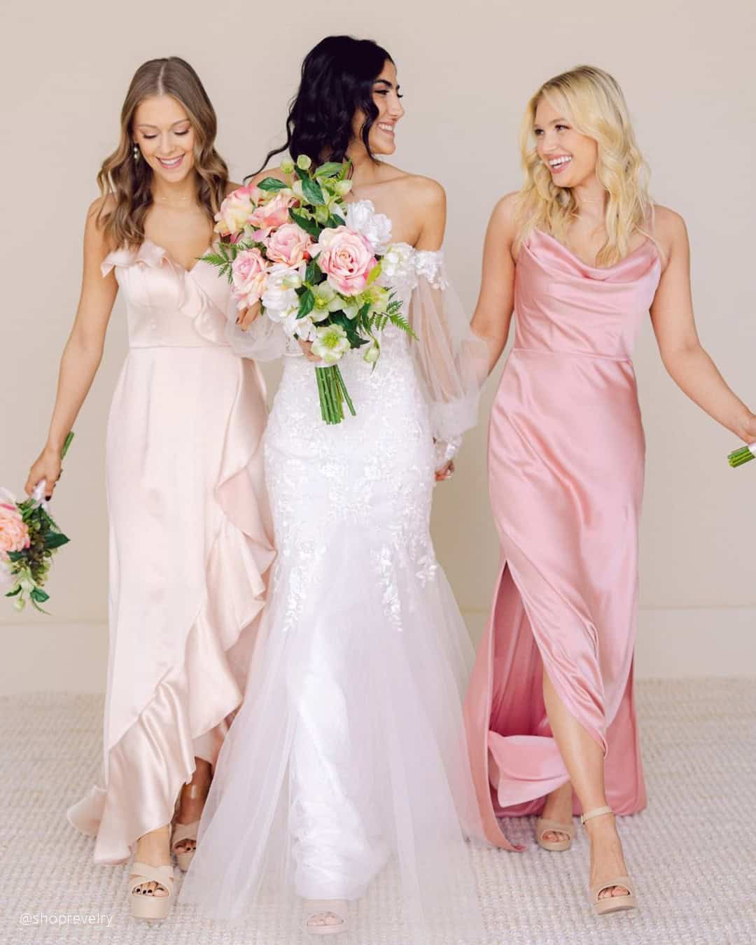Rose Gold Bridesmaid Dresses