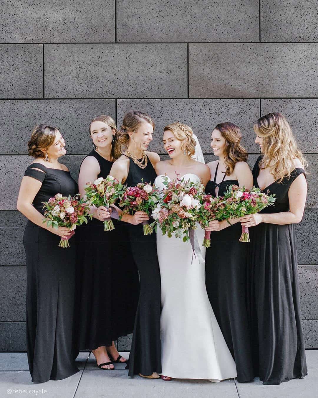 Black Bridesmaid Dresses