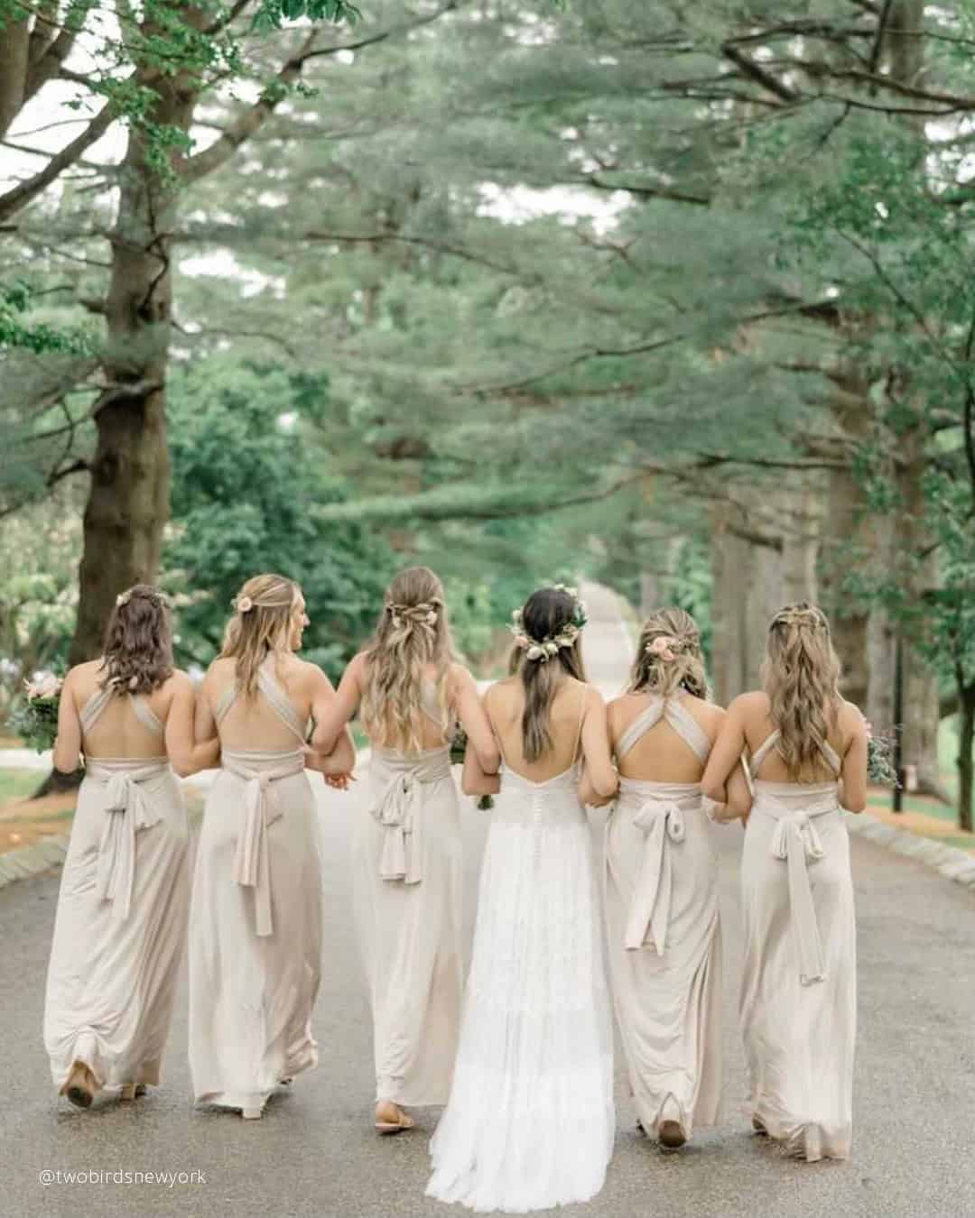Champagne Bridesmaid Dresses