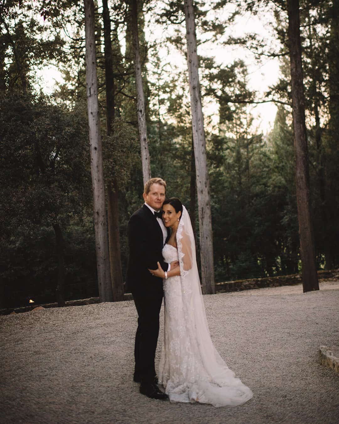 romantic real wedding in florence ramantic walk photo