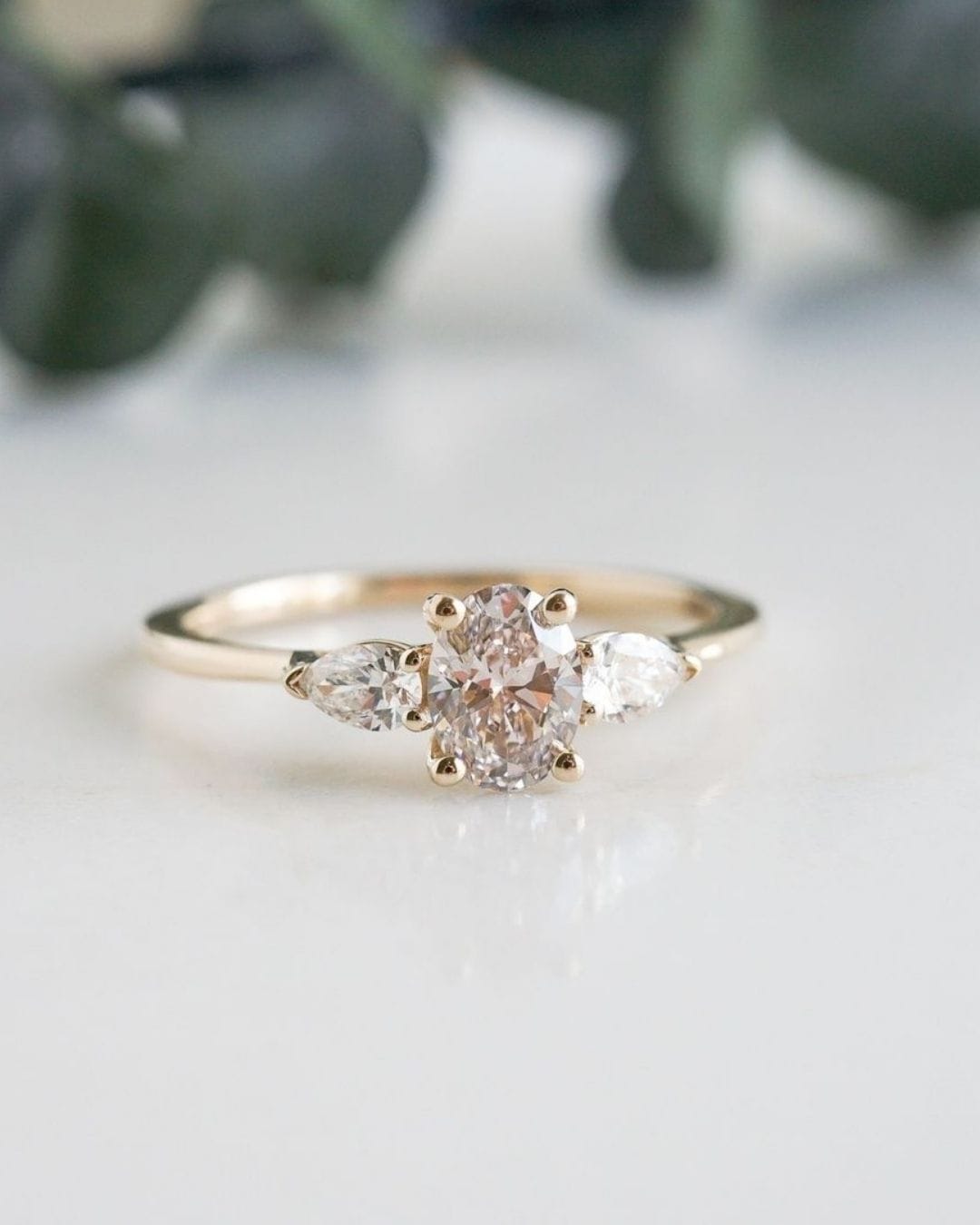 Inexpensive Morganite Engagement Rings