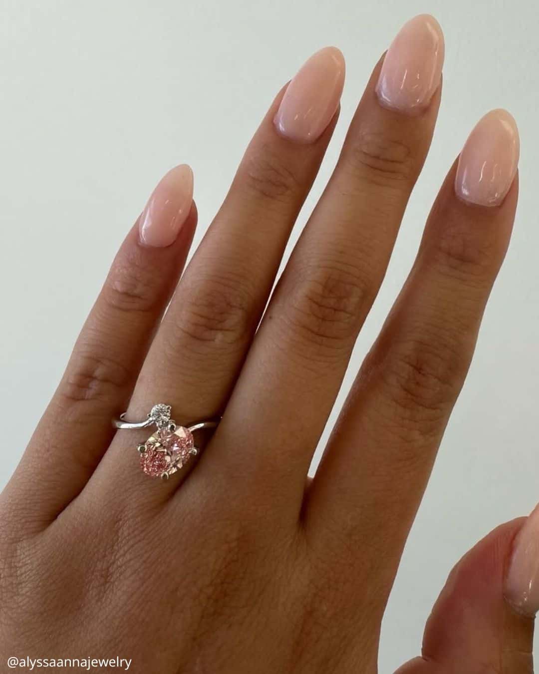 Inexpensive Morganite Engagement Rings