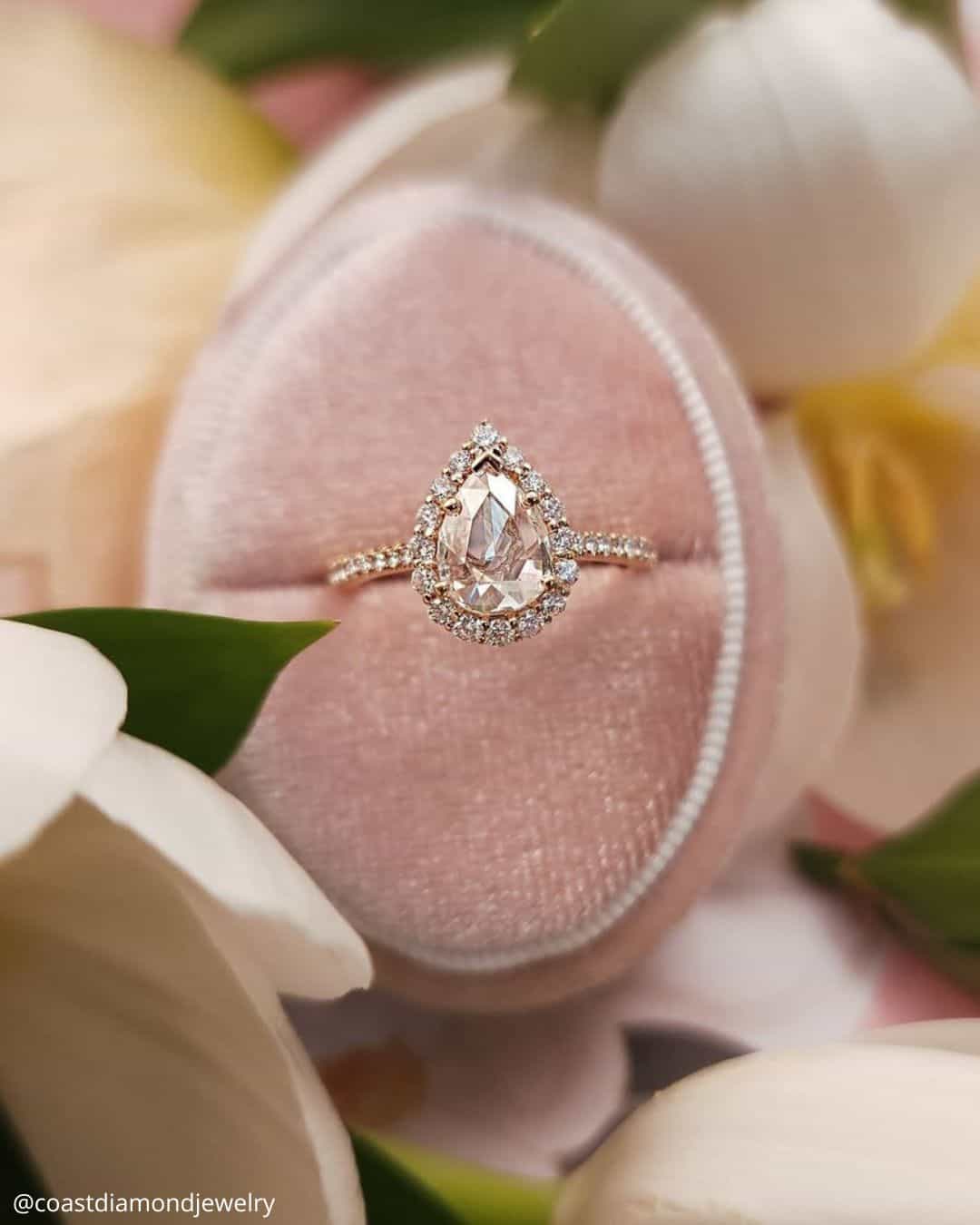 Inexpensive Morganite Engagement Rings