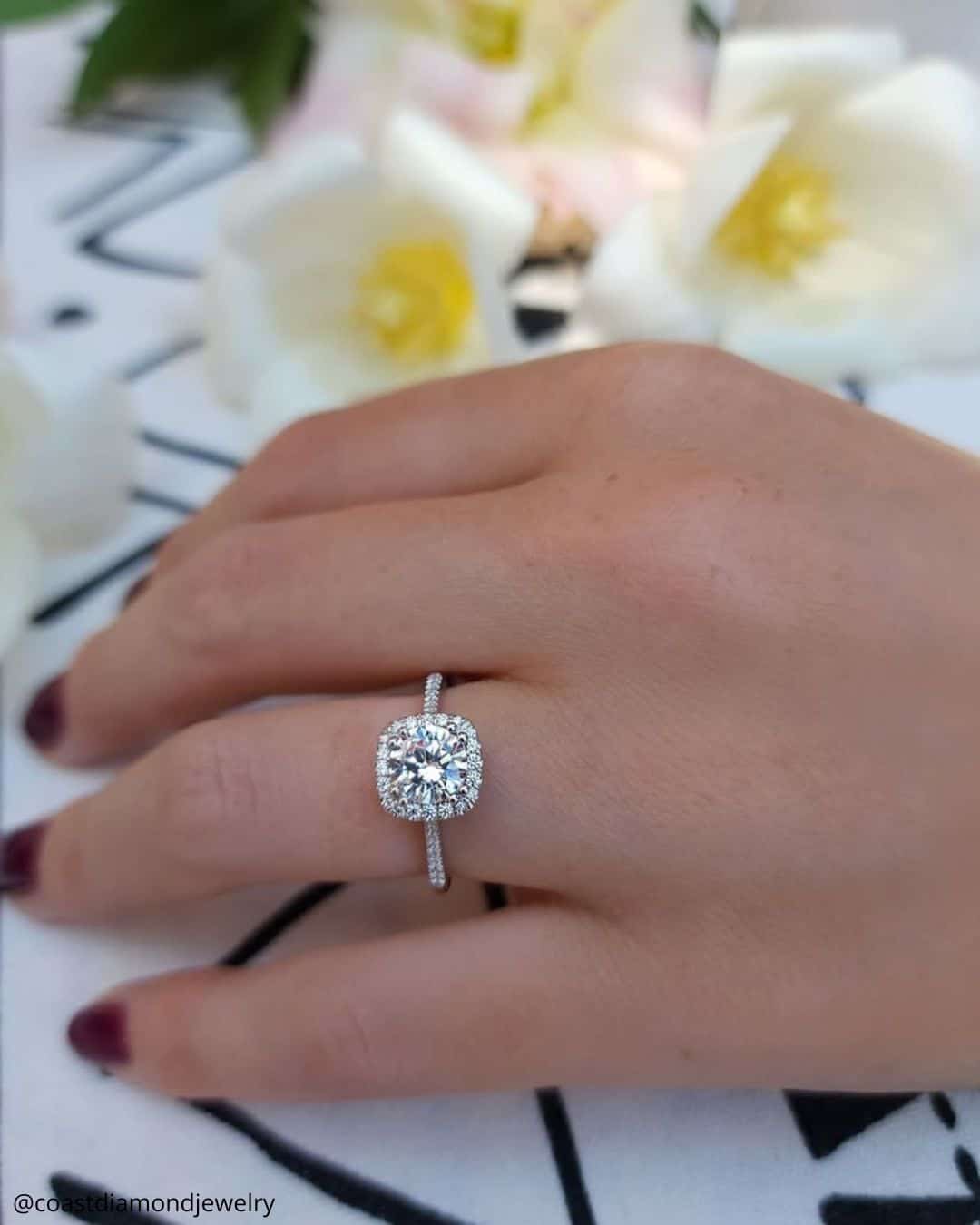 Cushion Engagement Rings