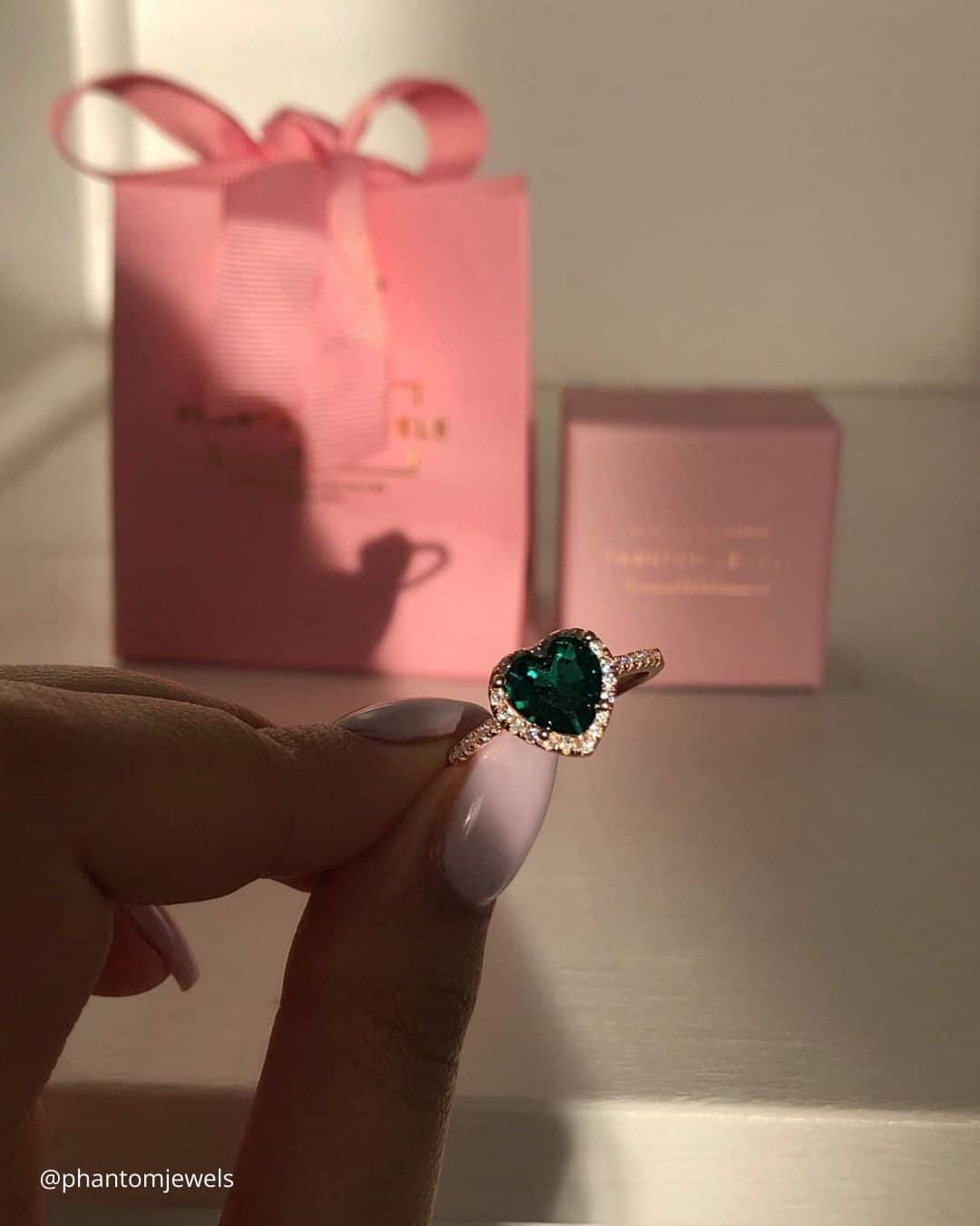 Heart-Shaped Charming Rings