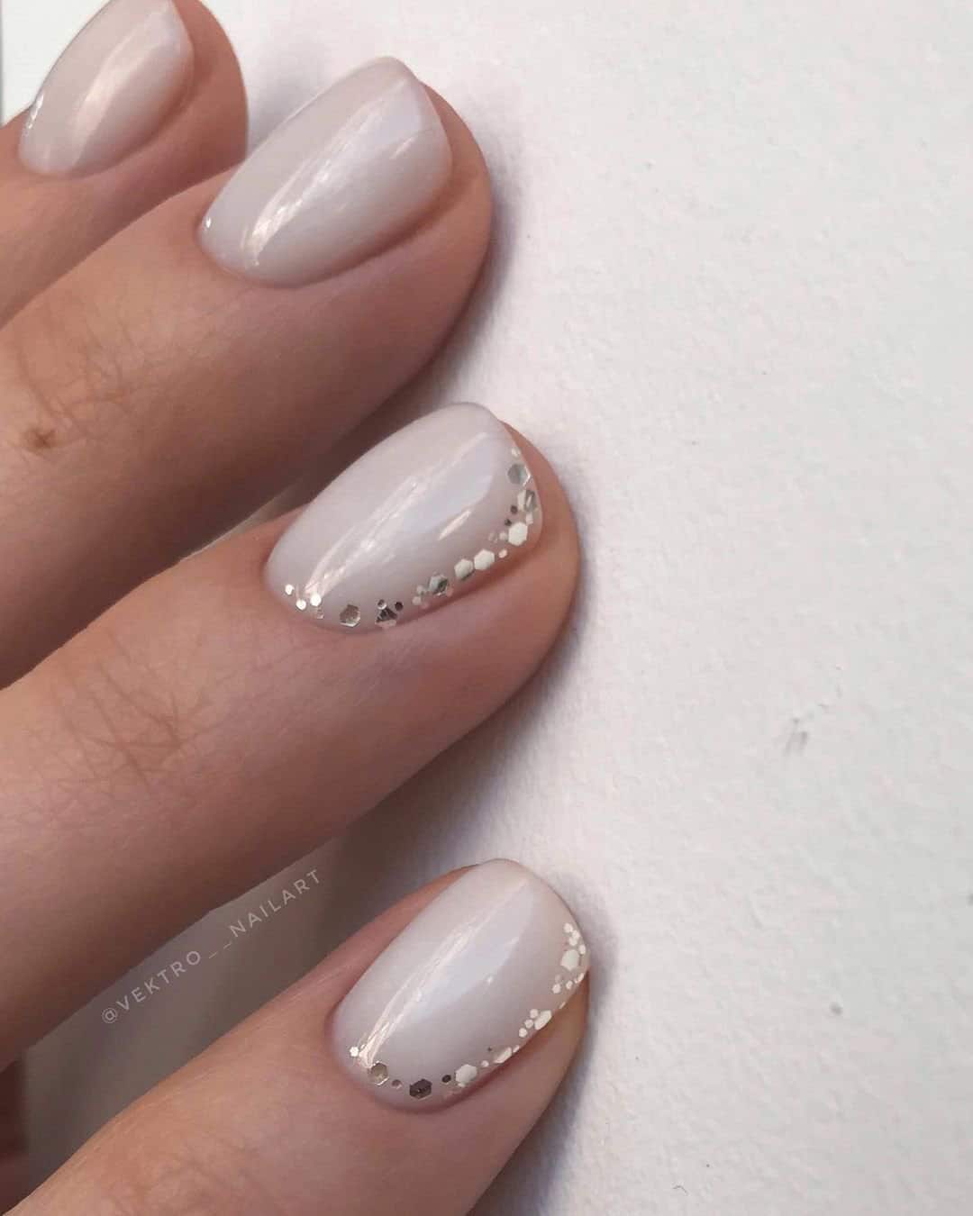 Coffin White Nail Designs