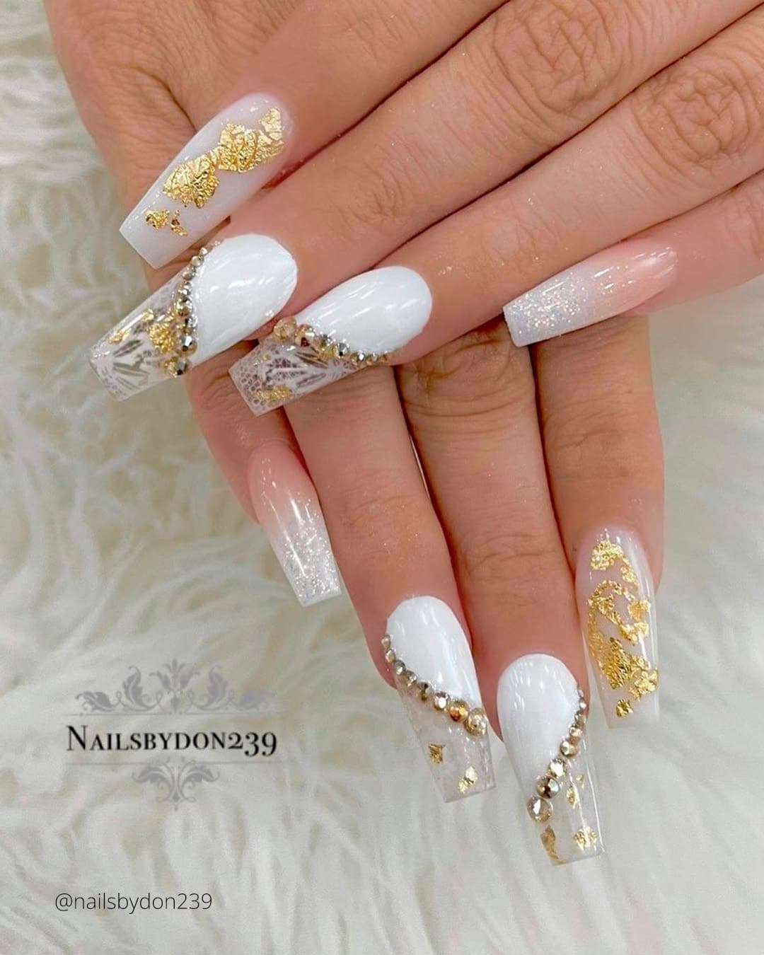 Cute White Nail Designs