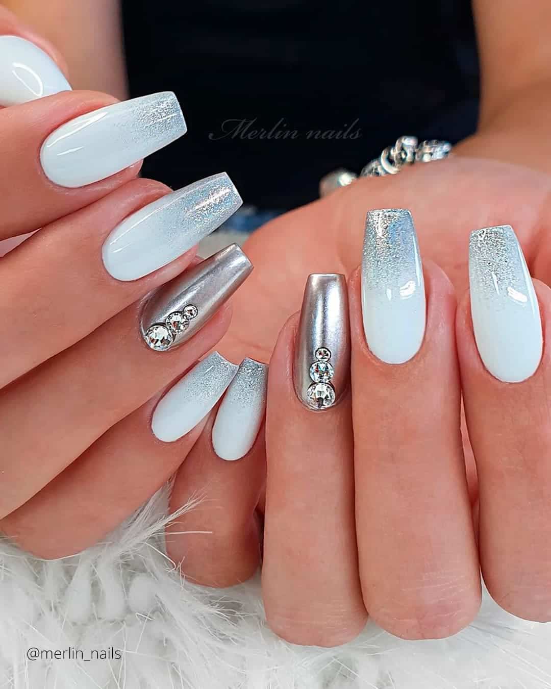 Cute White Nail Designs