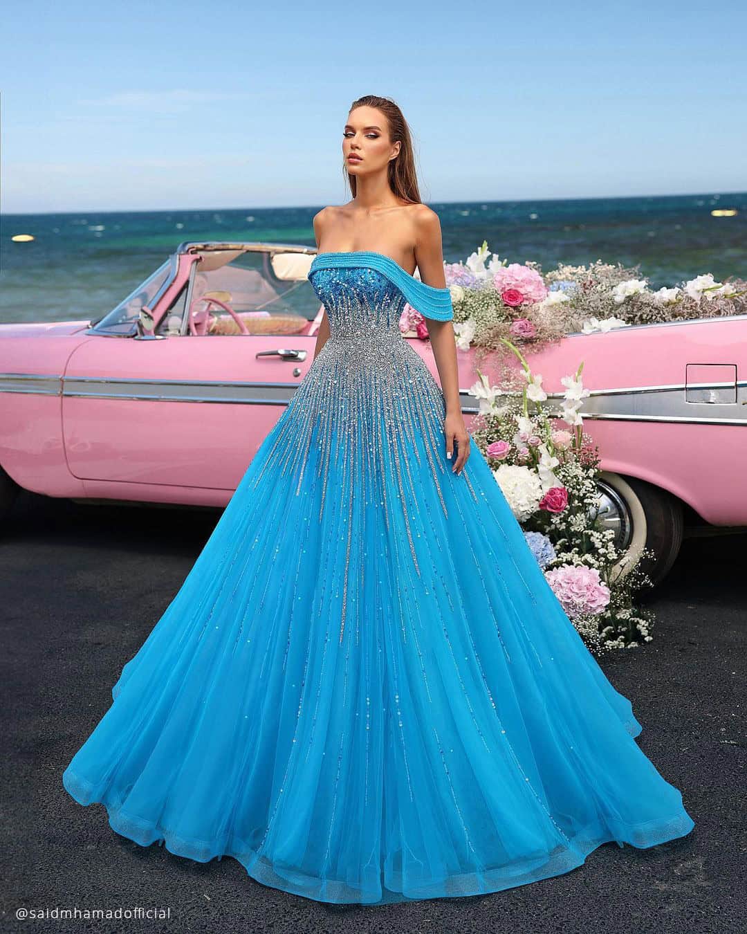 Sky Blue Wedding Dresses