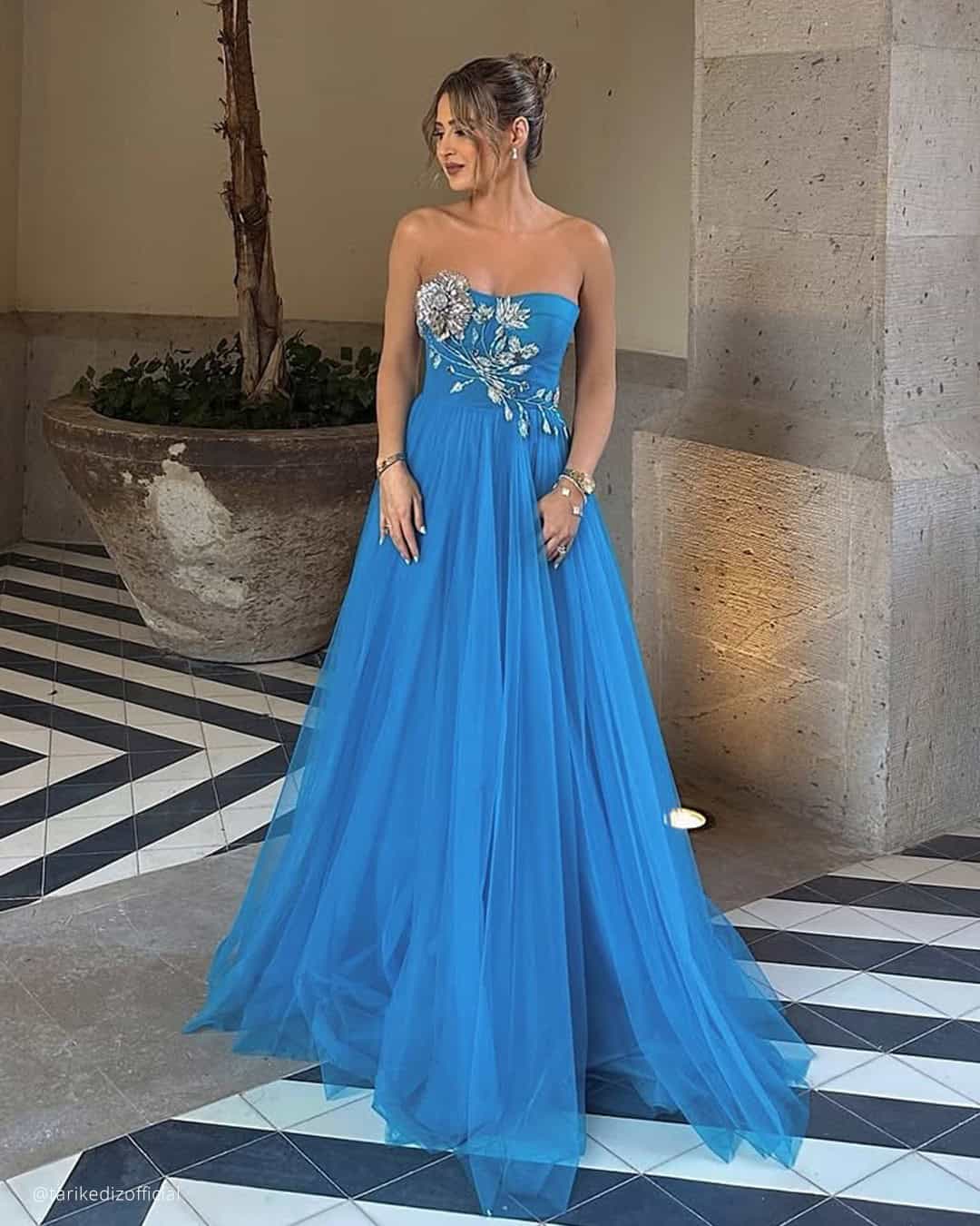 Light Blue Wedding Dresses