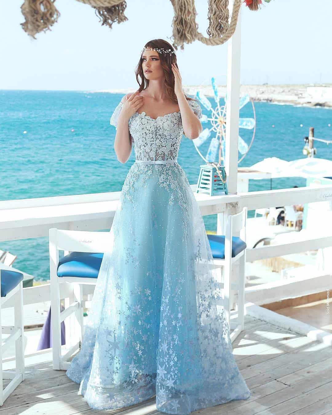 Navy Blue Wedding Dresses
