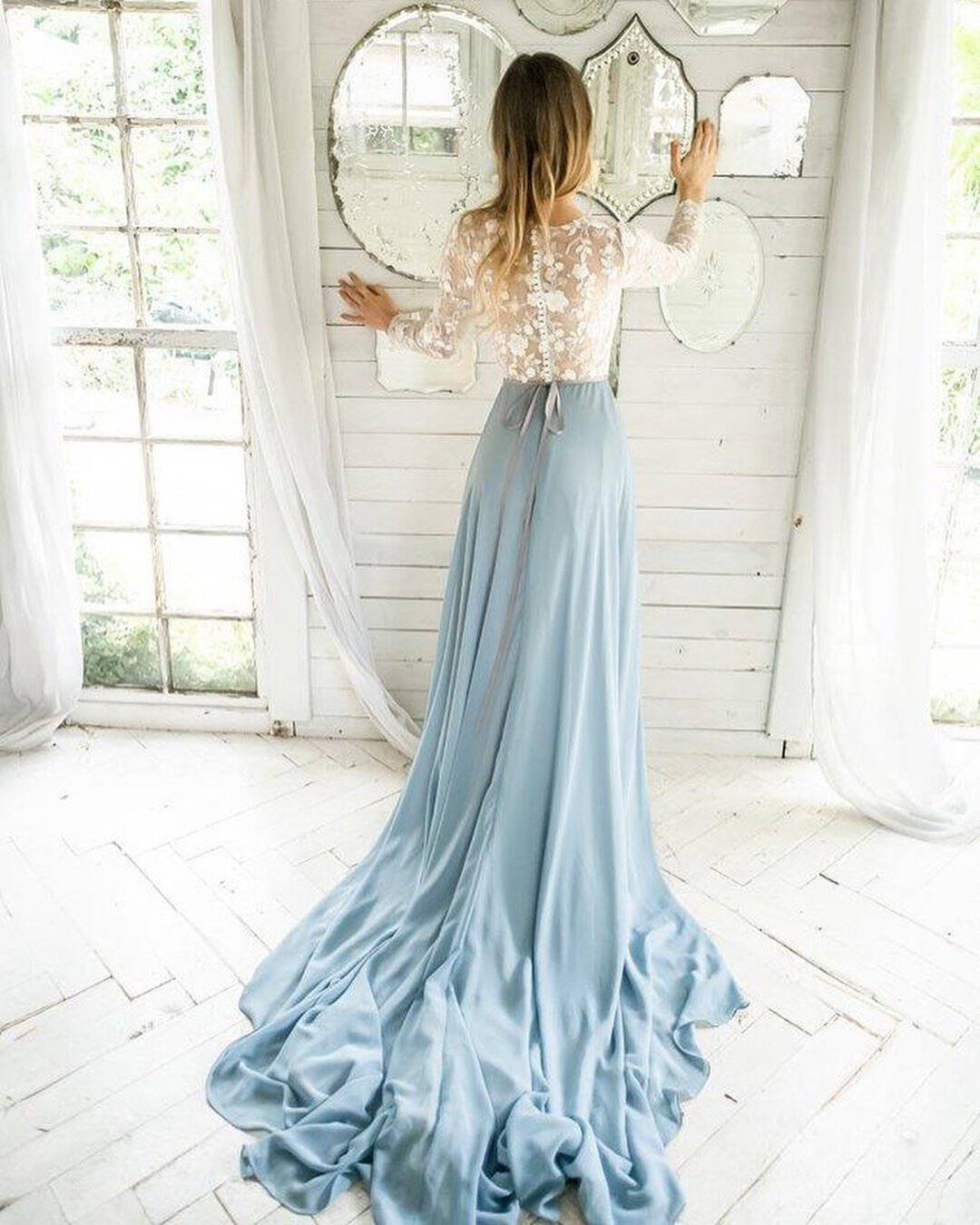 Navy Blue Wedding Dresses