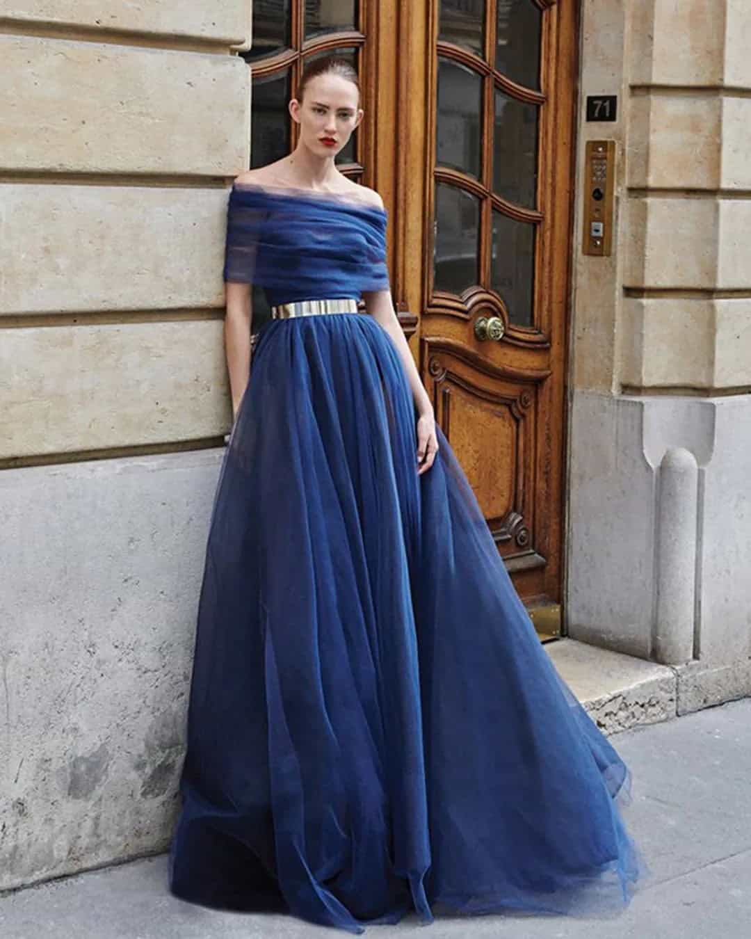 Blue Wedding Guest Dresses