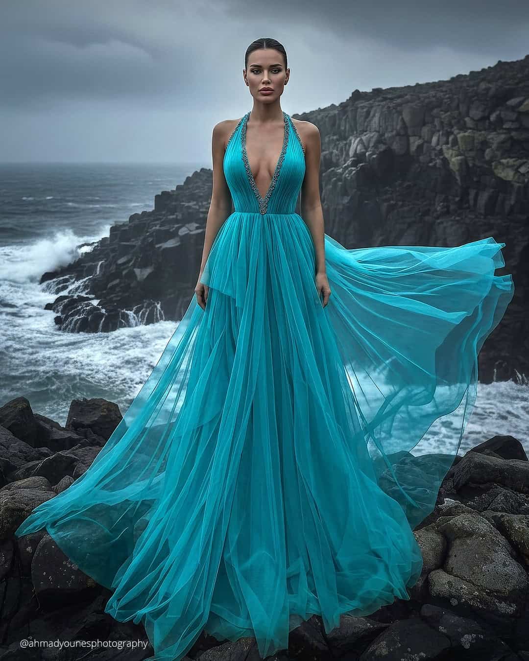 How to Accessorize Wedding Gown With Blue