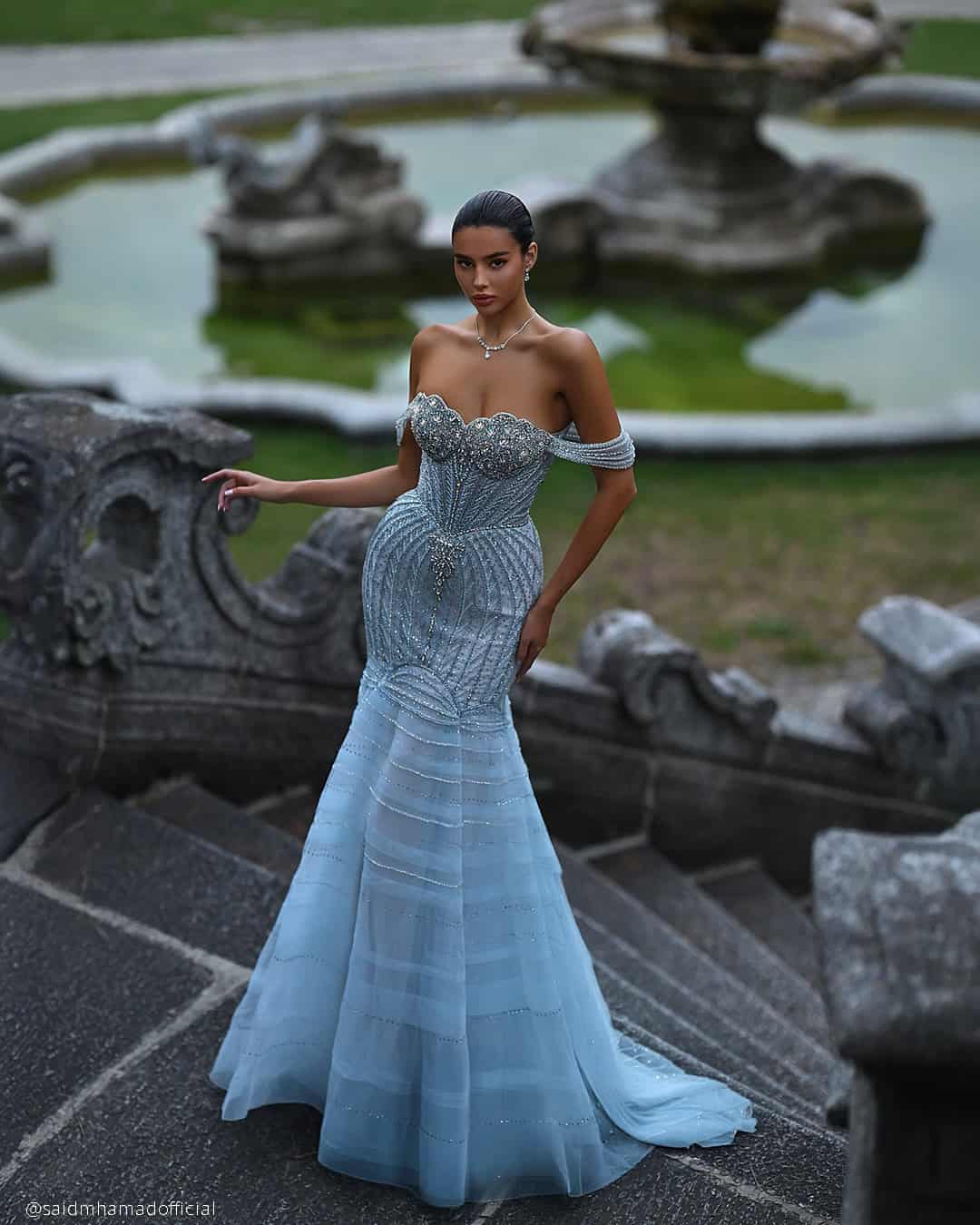 Dusty Blue Dresses For Weddings