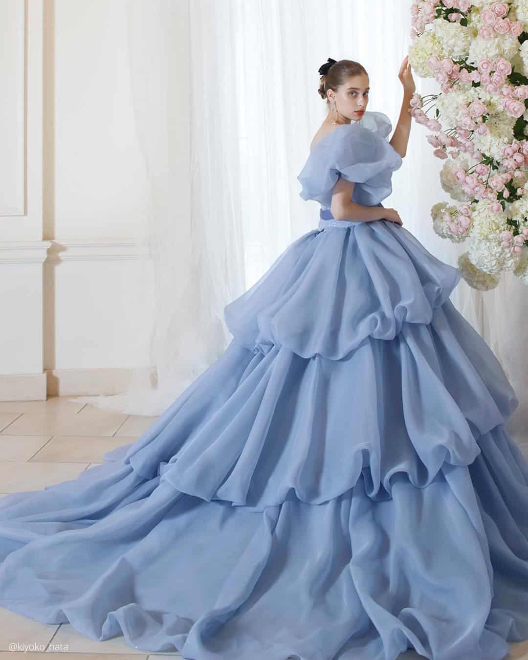 Sky Blue Wedding Dresses