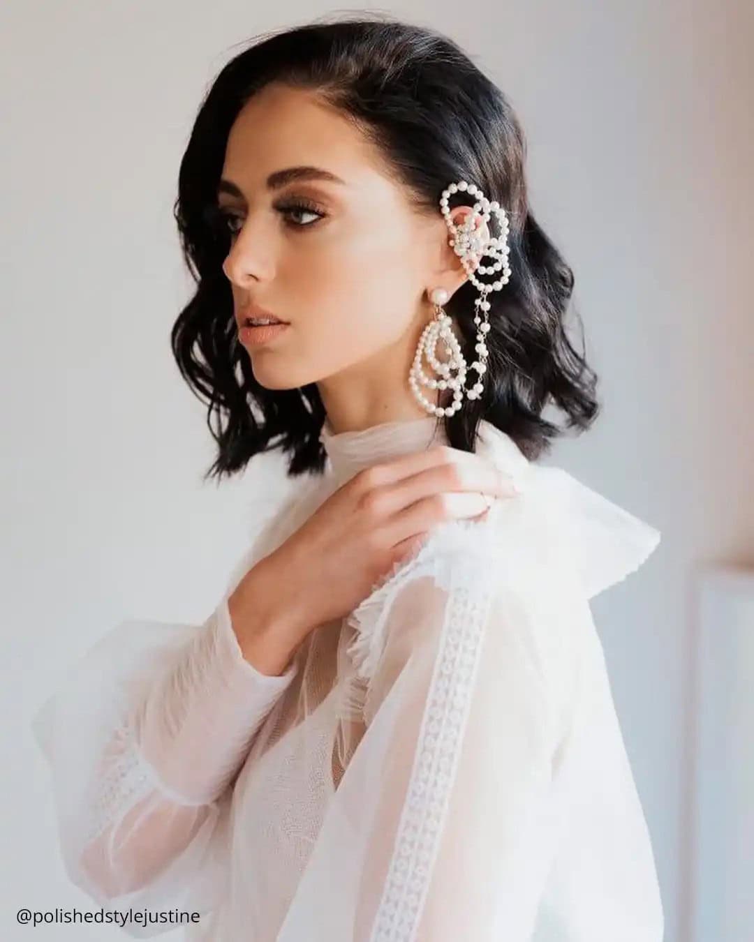 Boho Wedding Hairstyles For Short Hair