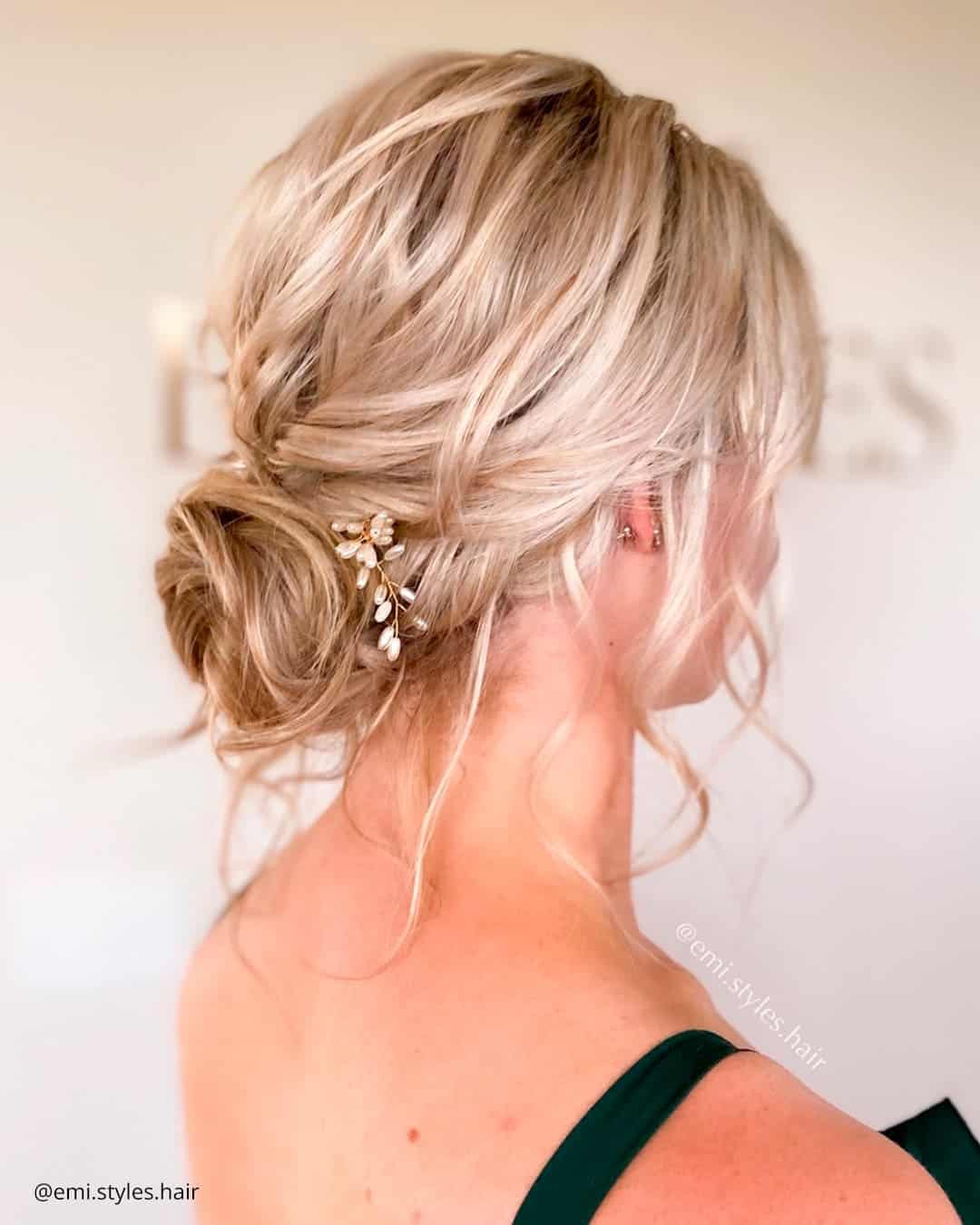 Boho Wedding Hairstyles For Short Hair