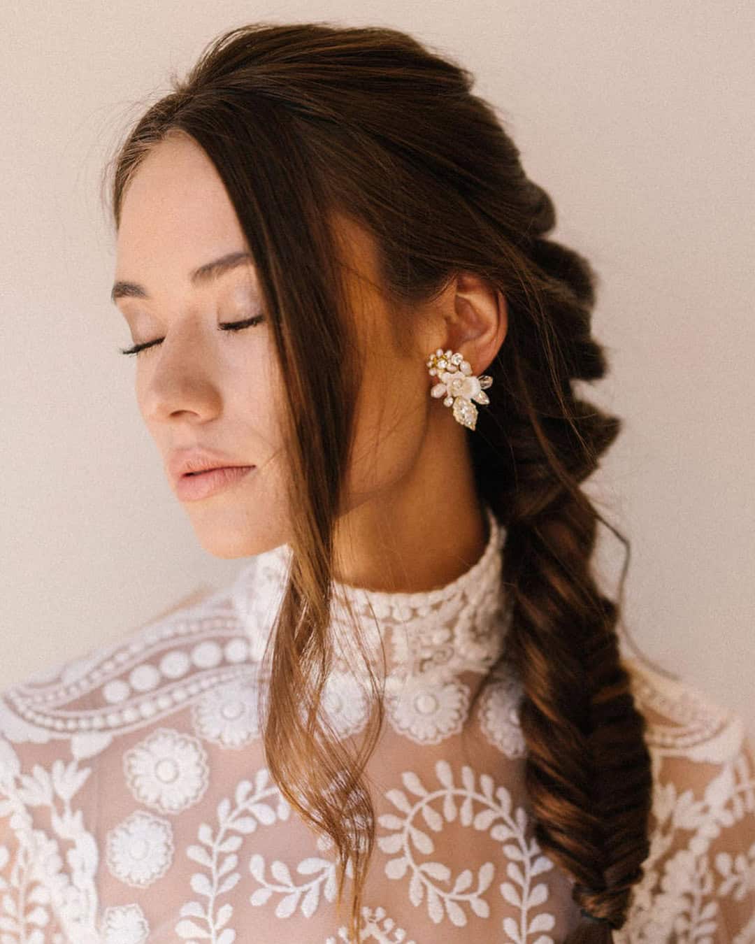 Boho Bridal Ponytail Hair