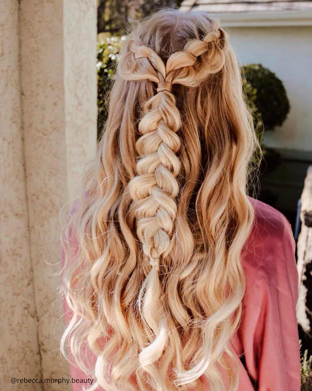 Boho Bridal Ponytail Hair