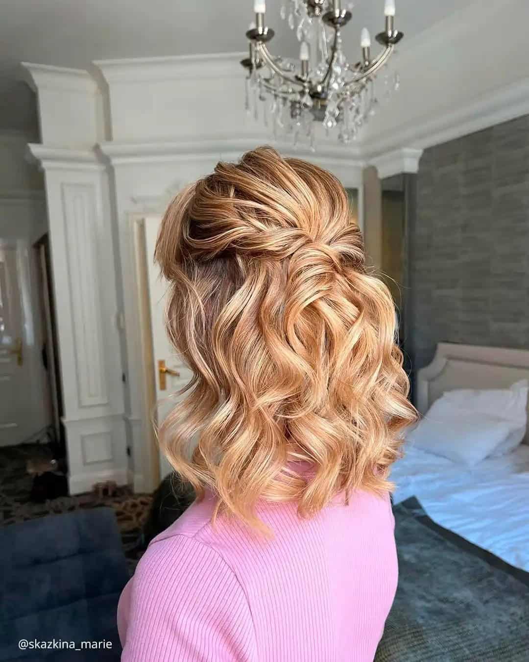 Boho Wedding Hairstyles With Veil
