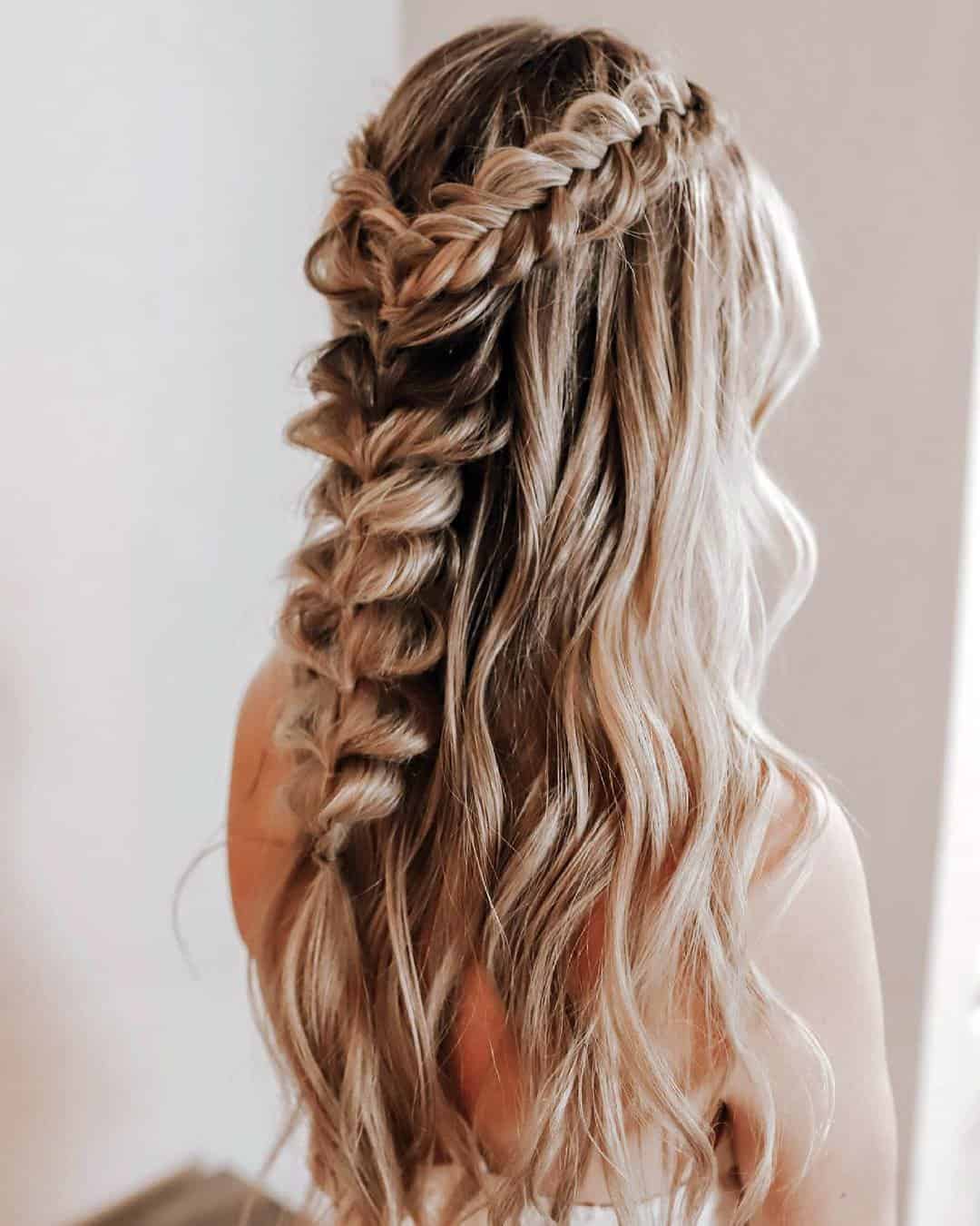 Boho Wedding Hairstyles With Veil