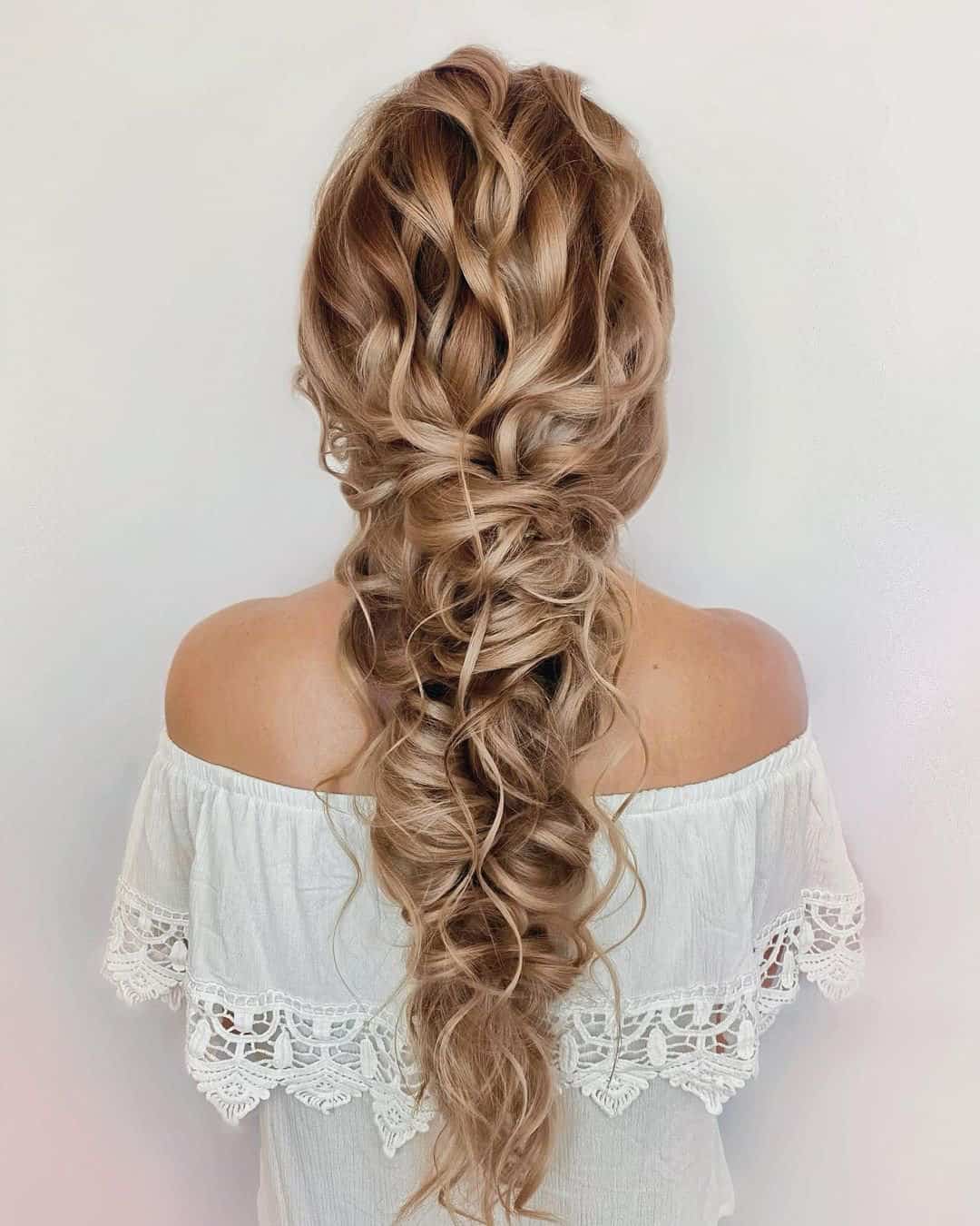 Boho Wedding Hairstyles With Veil