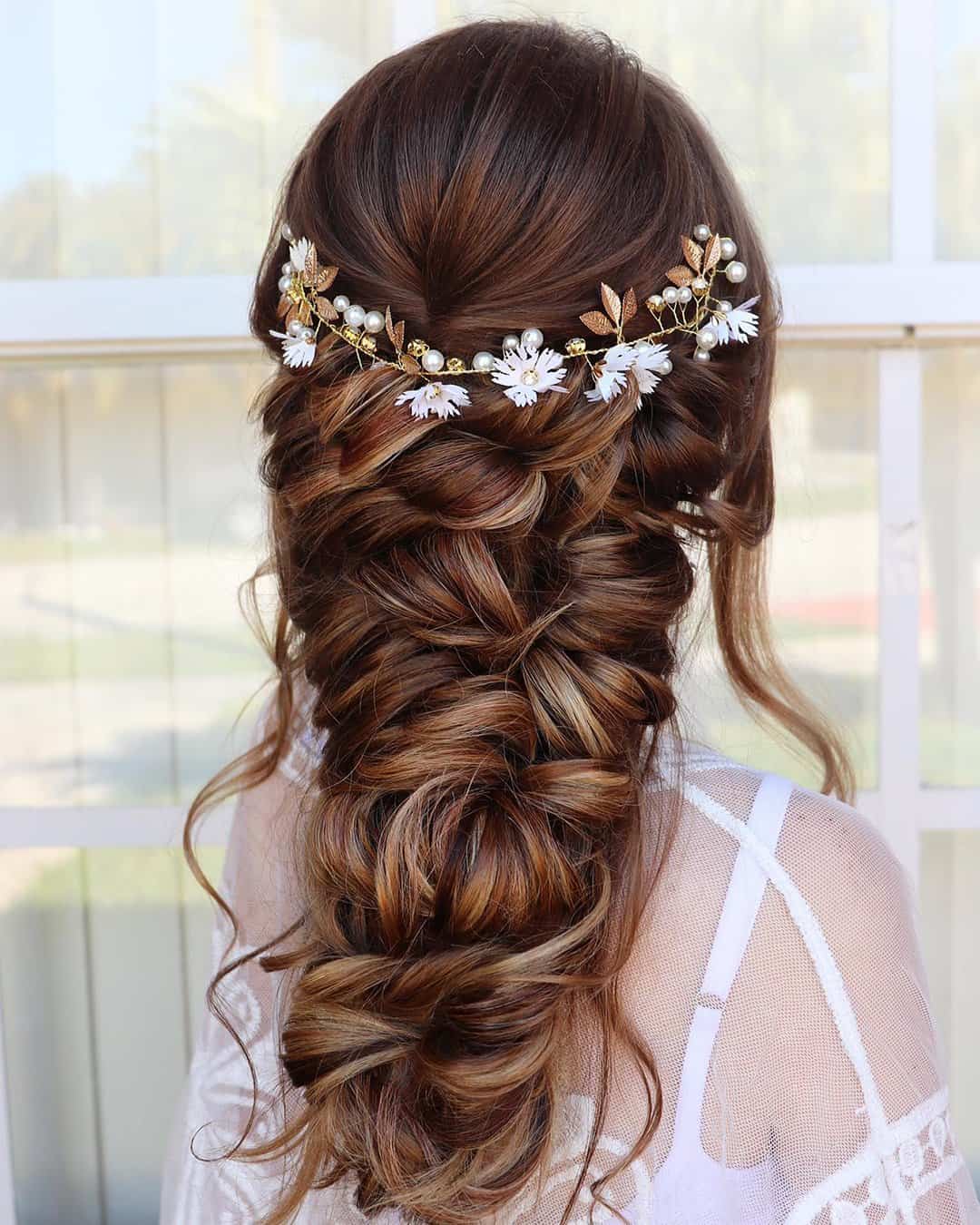 Quick And Easy Bohemian Wedding Hairstyles Ideas