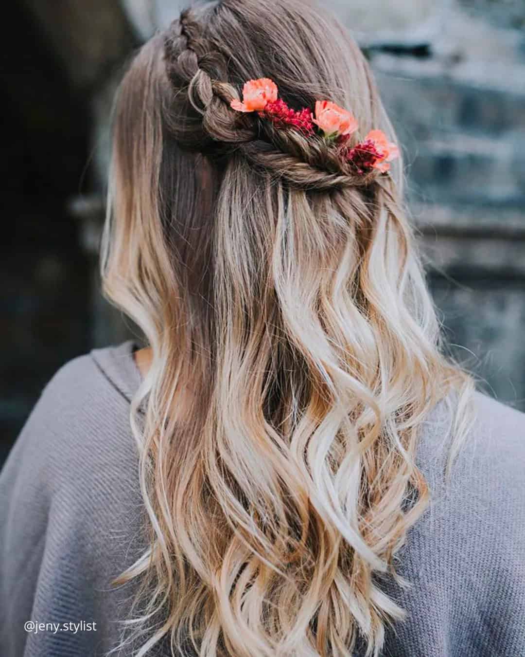 Quick And Easy Bohemian Wedding Hairstyles Ideas