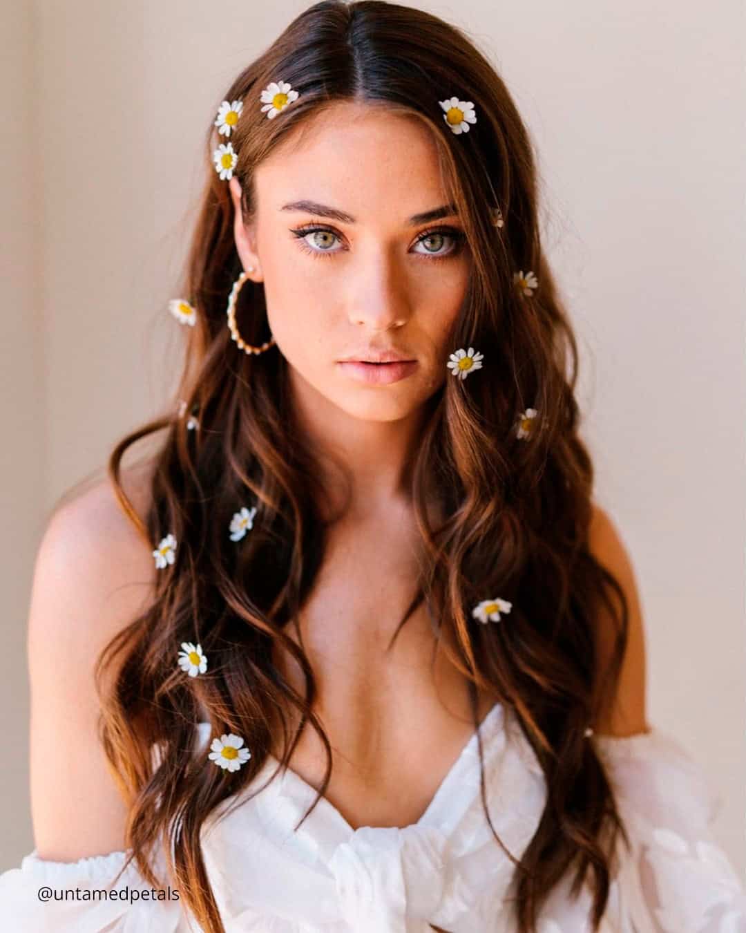 Messy Hair Boho Wedding Hairstyles