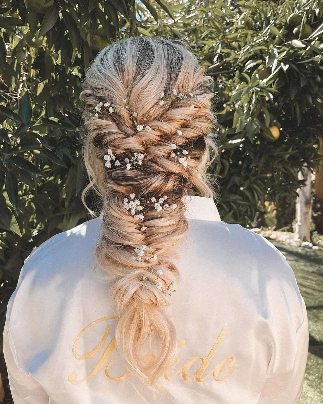 Messy Hair Boho Wedding Hairstyles