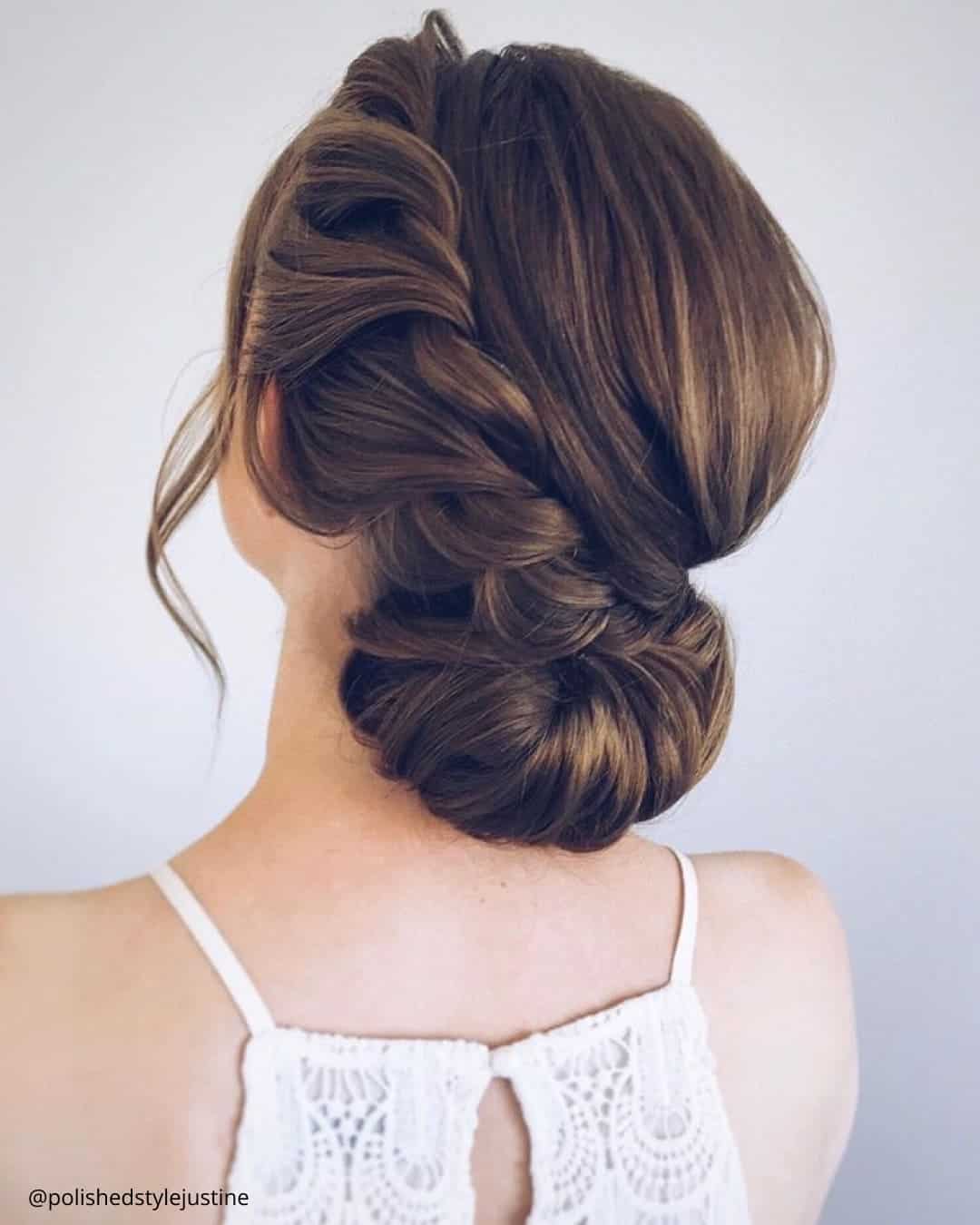 Half Up Braided Wedding Hair