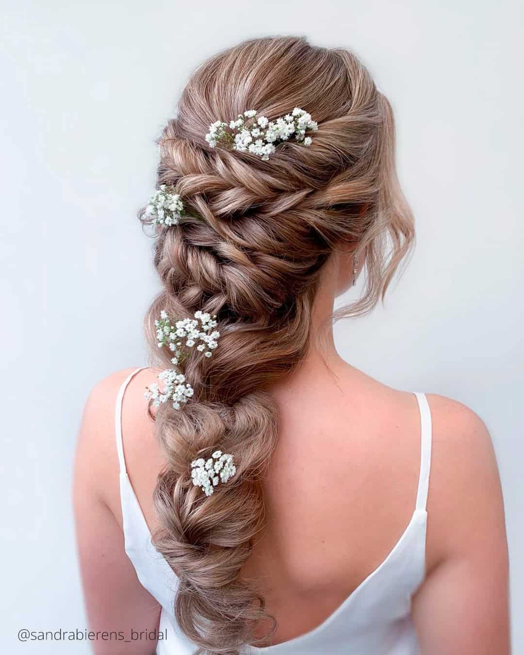 Braid To Bun Wedding Hairstyles
