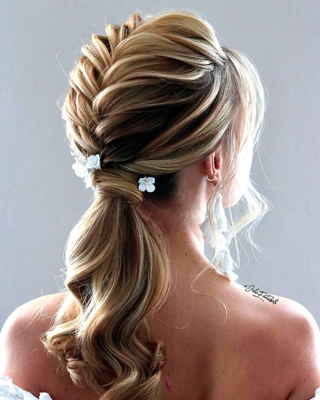 French Braid Wedding Hair Ideas