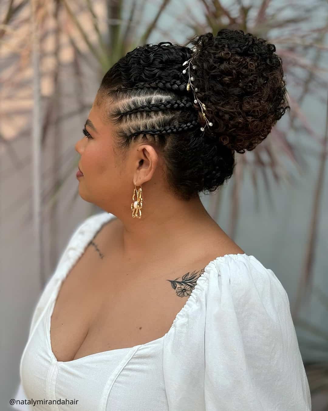 Wedding Waterfall Braids