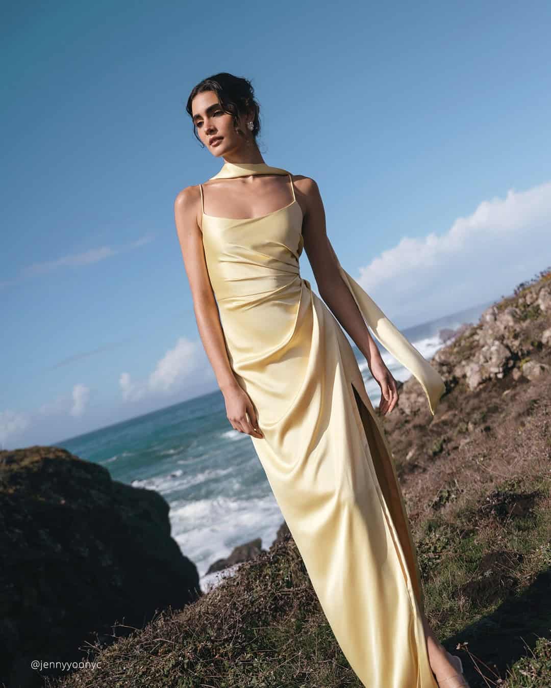 Yellow Long Bridesmaid Dresses