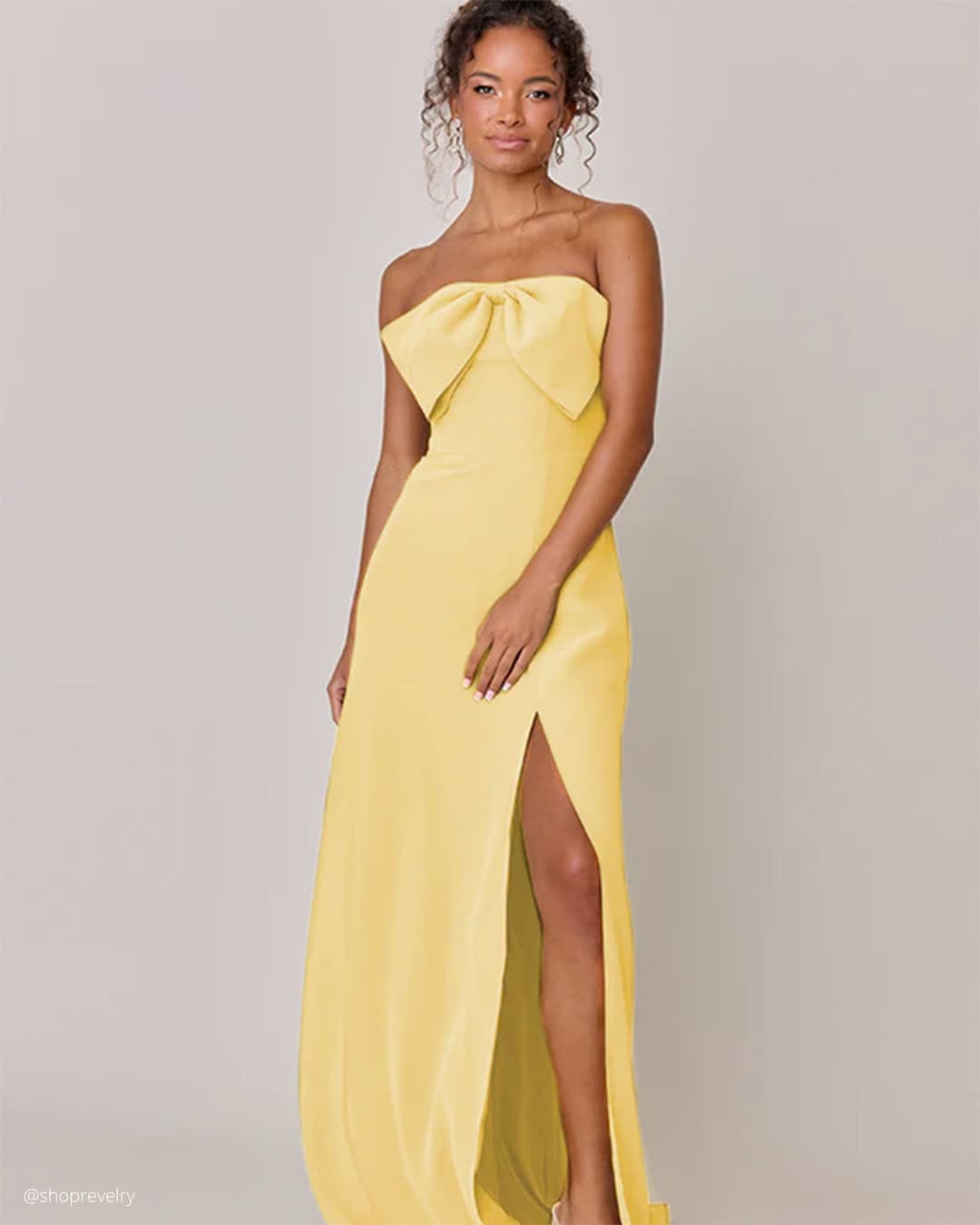 Butter Yellow Bridesmaid Dresses