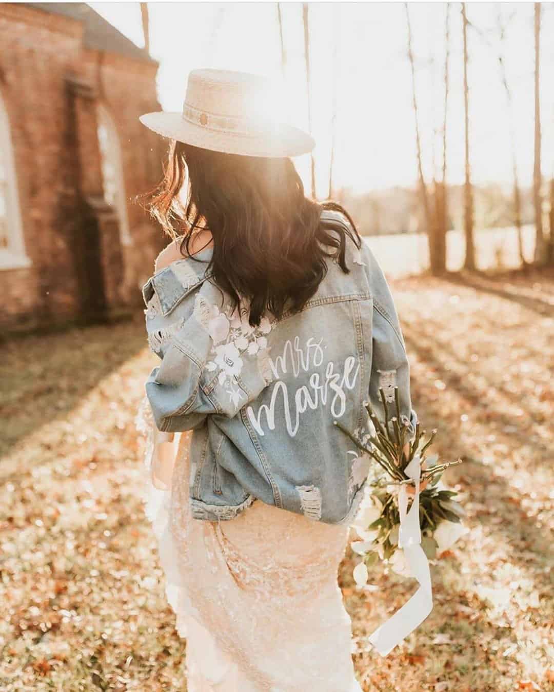 Black Bridal Jackets For Brides