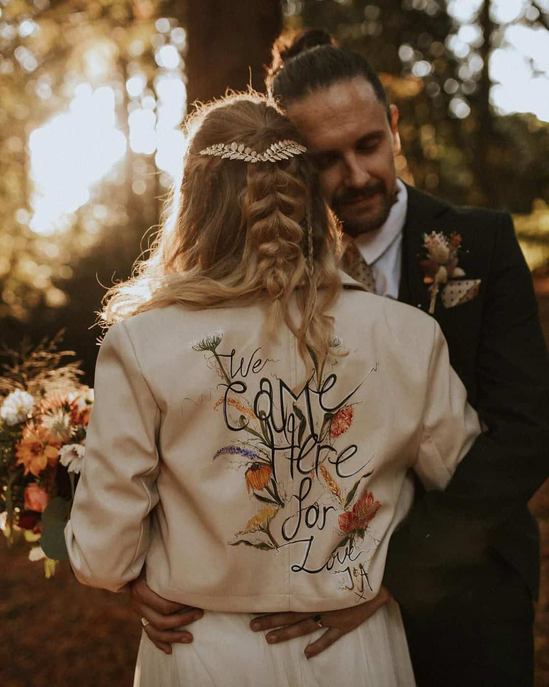 Light Color Bridal Cover Up Jacket
