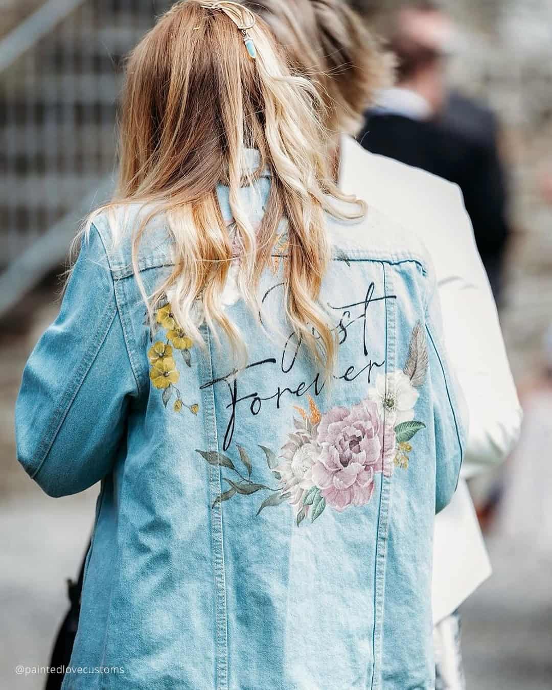 Denim Wedding Jackets For Bridal Style