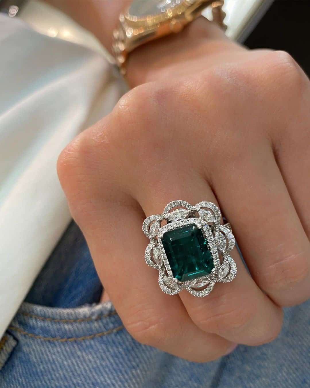 Colored Engagement Rings – Opal