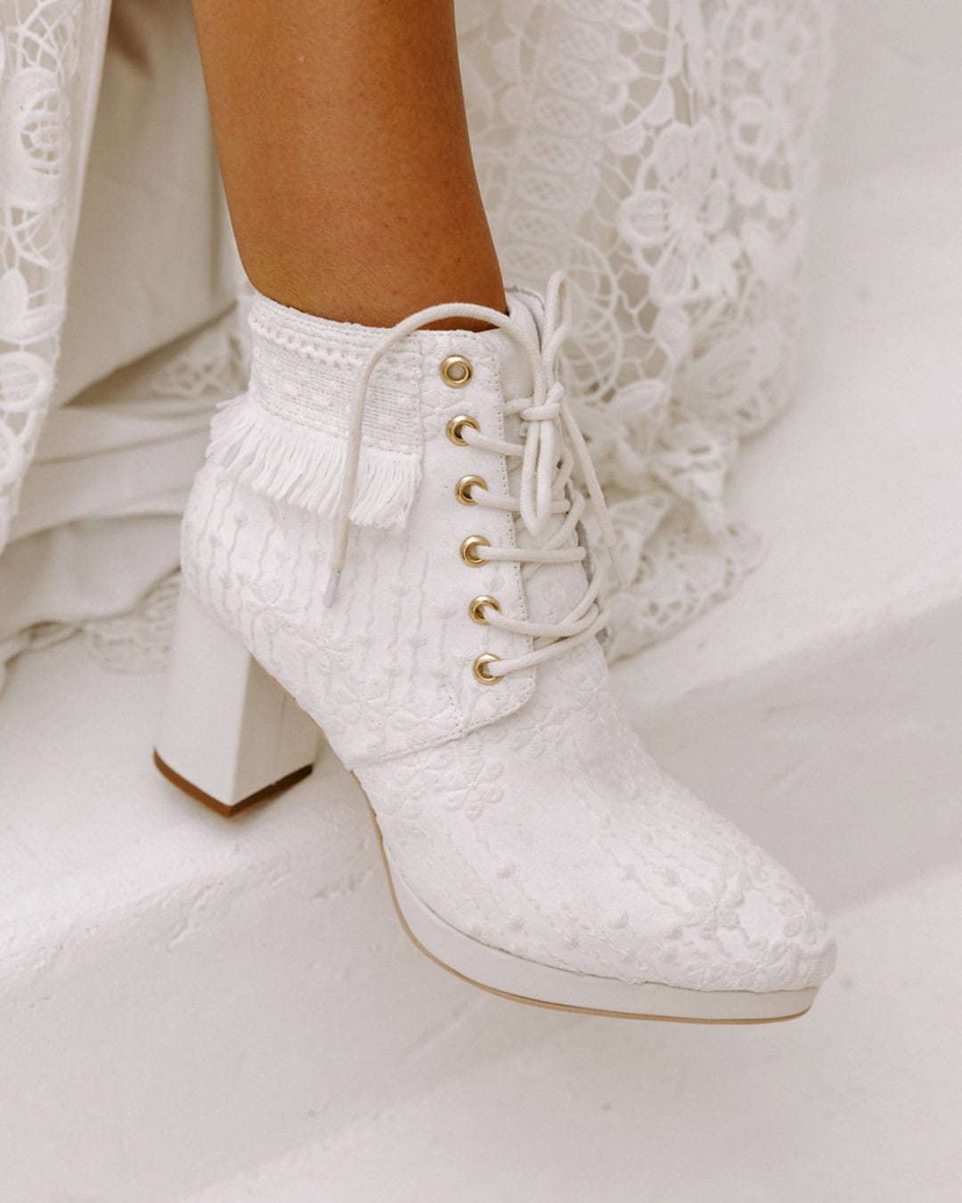 Wedding Dresses With Bride Boots