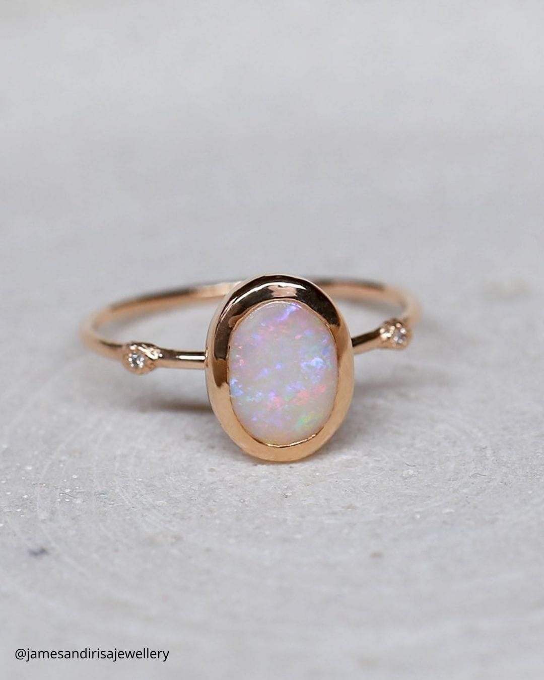 Unique And Modern Engagement Rings With Opal