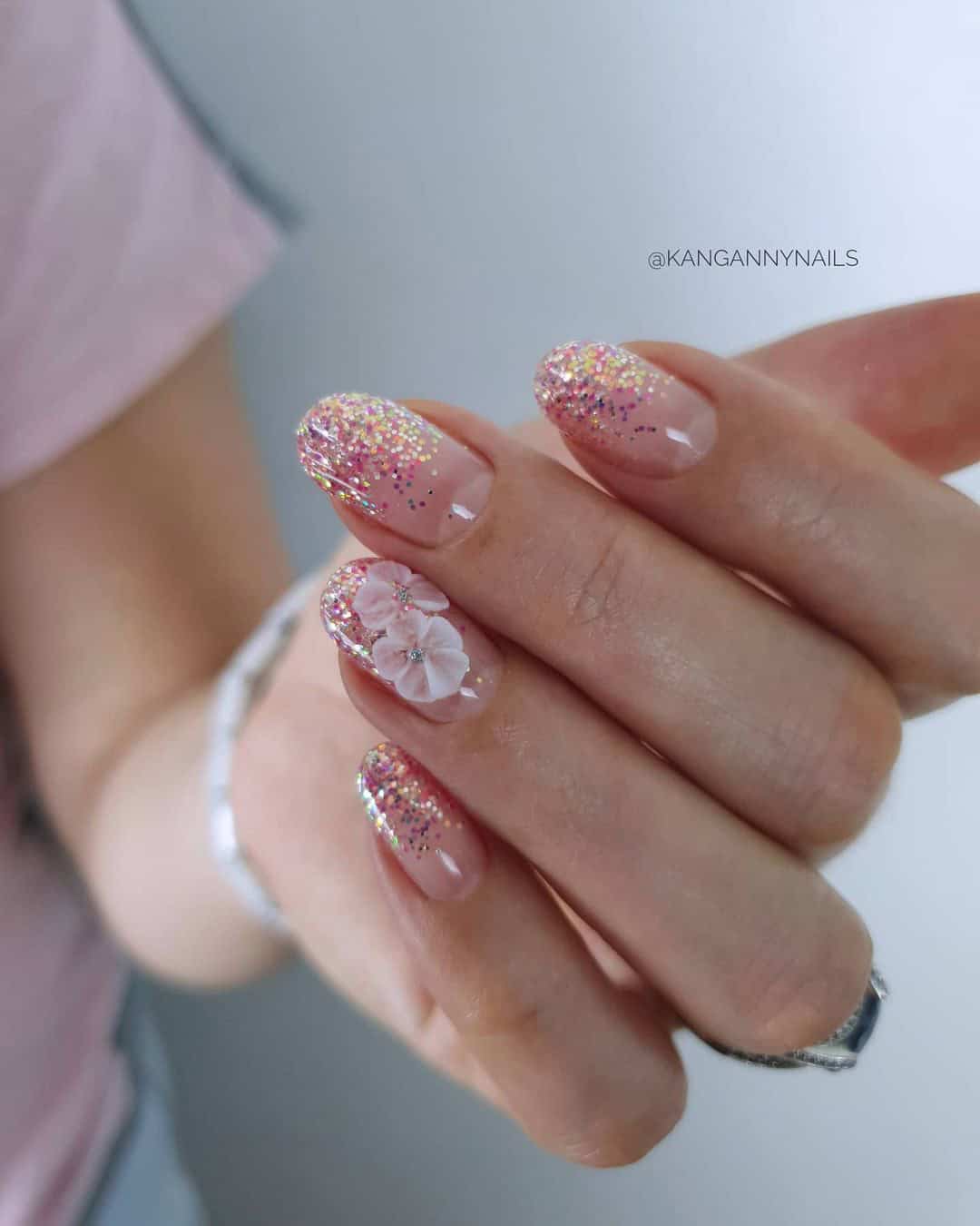 Elegant Bridal Manicure For Fall