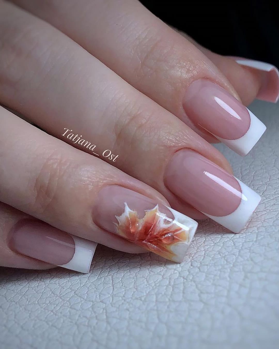 Elegant Bridal Manicure For Fall